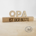 Bild 2 von Aufsteller Beste Oma / Bester Opa  / (Schriftzug) Oma