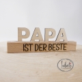 Bild 2 von Aufsteller Beste Mama / Bester Papa  / (Schriftzug) Mama